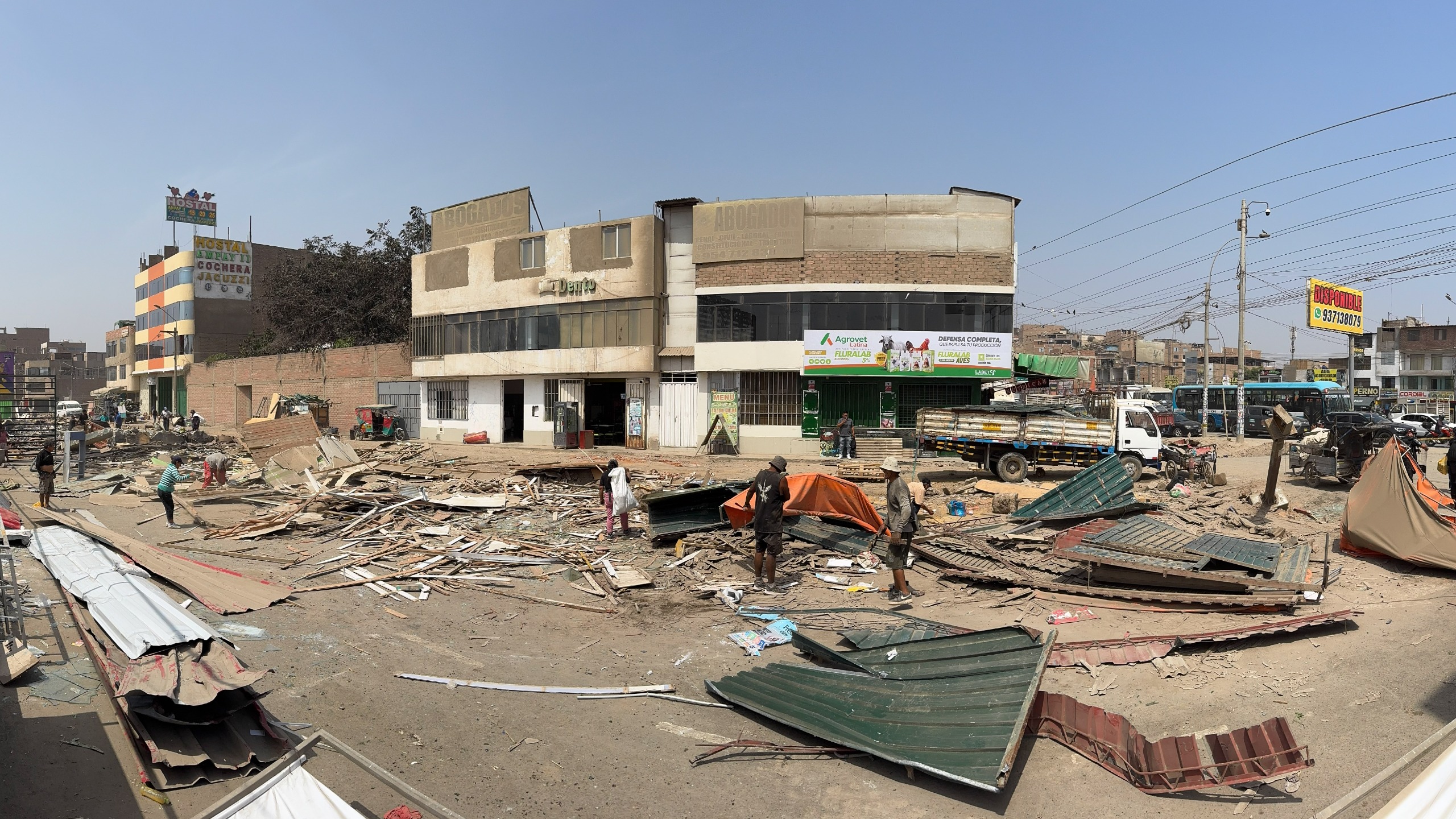 Operativo de recuperación de vías Tres Regiones